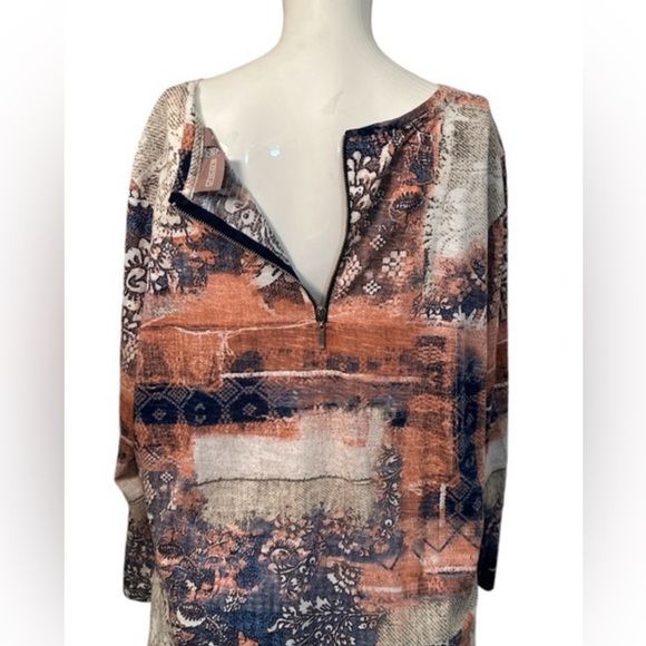 CHICO’s beautiful top long sleeve women size 3 - Picture 5 of 8